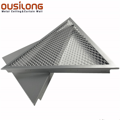 天井板の組み立てられたTriangulerの天井の音響の三角形のアルミニウム/アルミニウム網クリップ スナップ