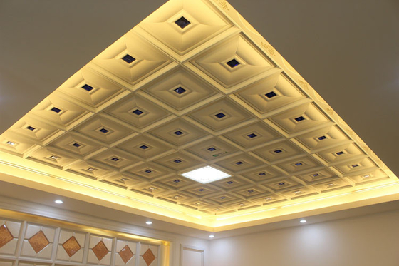 耐火性アルミニウム功妙な天井は 450mm x 住宅のための 450mm をタイルを張ります