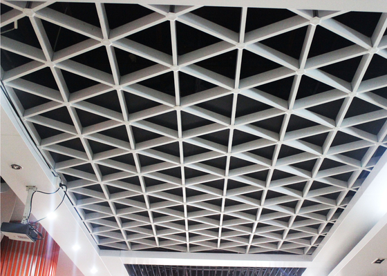 ショッピング モールのためのさびないアルミニウム中断された開いた格子天井/アルミニウム グリルの天井板